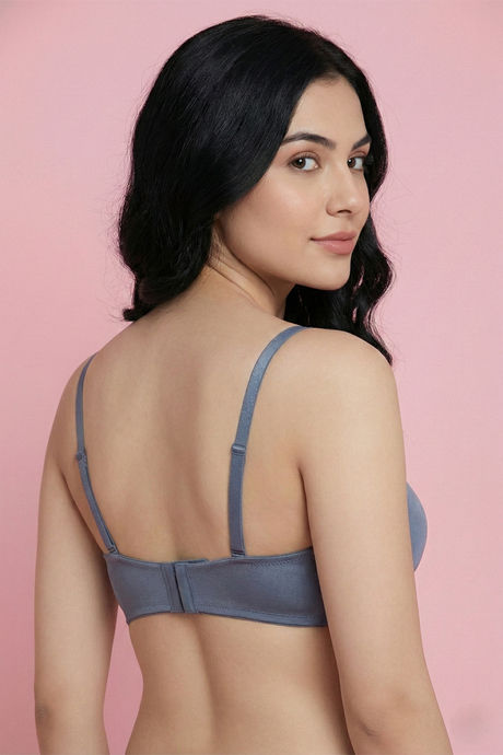 Zivame At Work Padded Wired 3/4Th Coverage Strapless Bra - Vintage Indigo — image 4